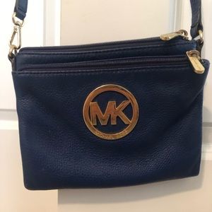 Michael Kors Crossbody Blue Purse
